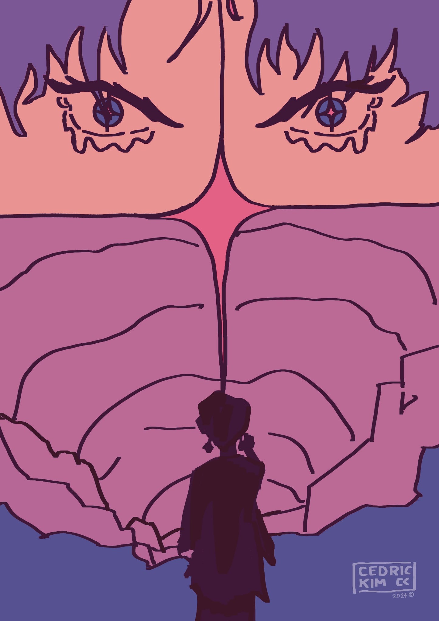Starry Eyes Print