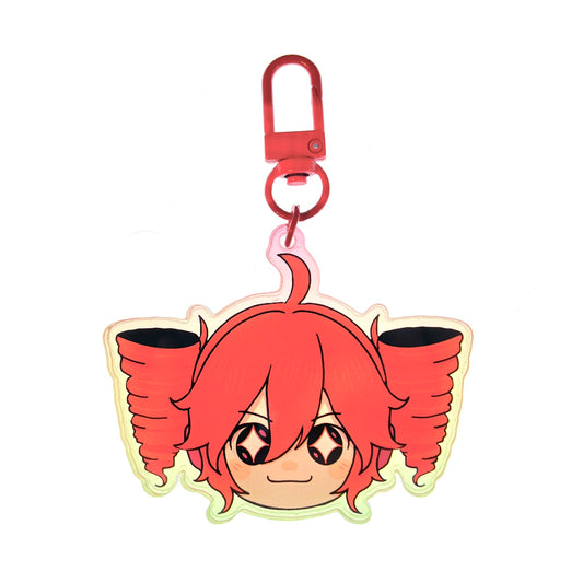 Kasane Teto Chibi Keychain