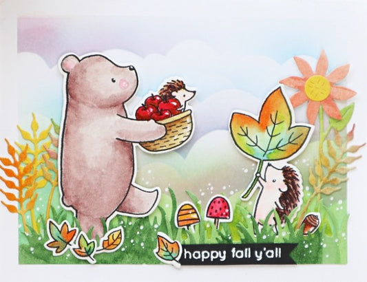 "happy fall y'all" Greeting Card